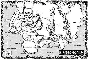 Carte d'Hyboria